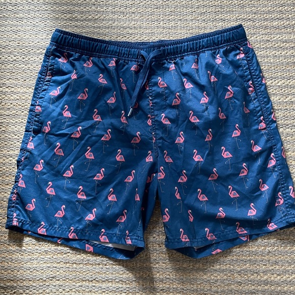 Men’s Trinity Collective Flamingo Swim Trunks - Picture 3 of 5